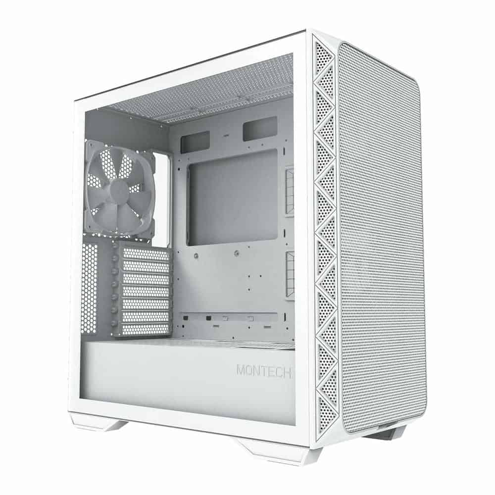 Montech AIR 903 BASE White Mid Tower Tempered Glass Gaming Case